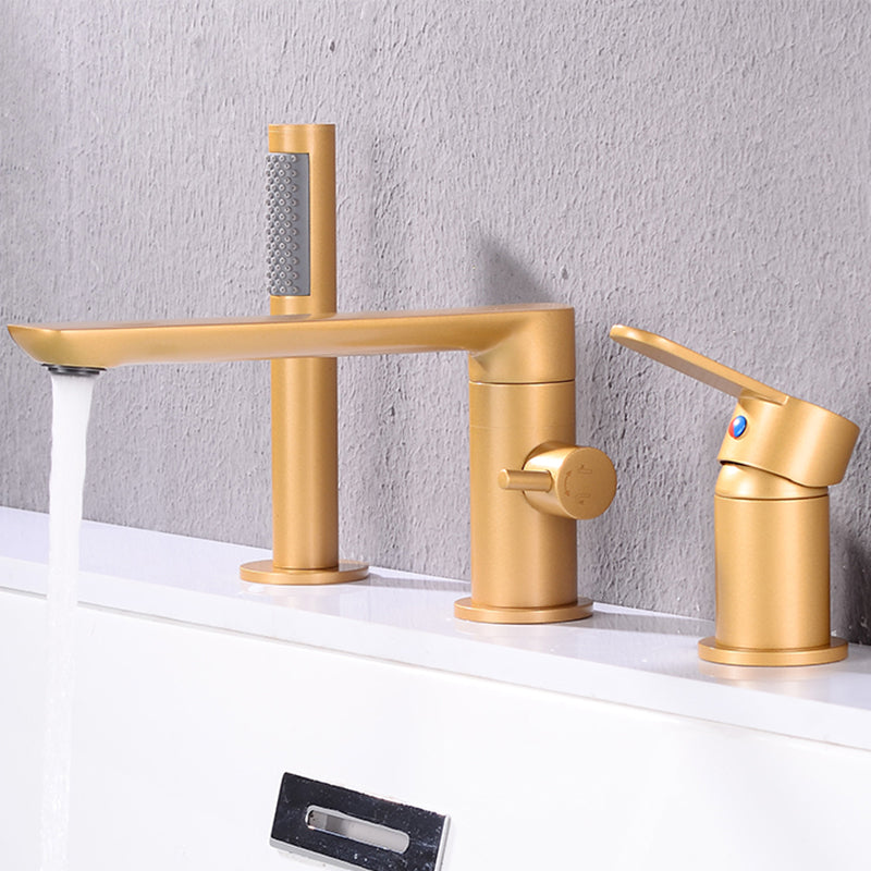 Bathroom Faucet Rod Handle Temperature Control Bathtub Faucet