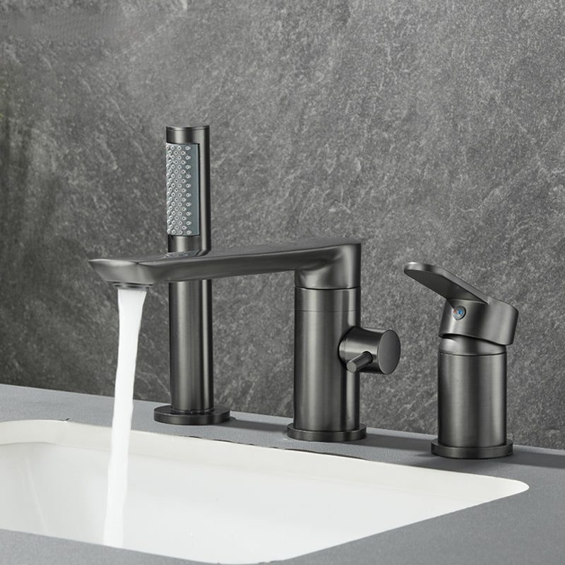 Modern Bathroom Faucet Two Handle Temperature Control Bathtub Faucet