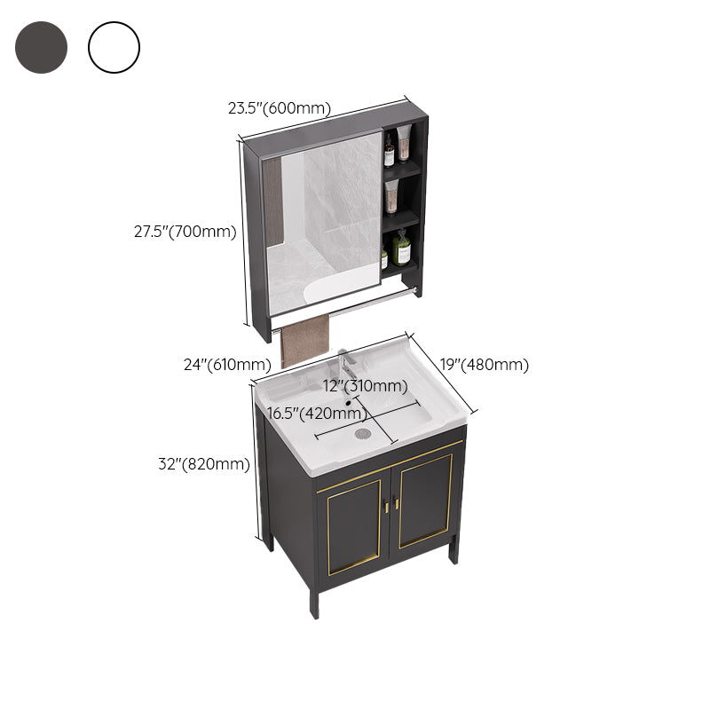 Gorgeous Bath Vanity Wall Mounted Standard Vanity Cabinet with Mirror Cabinet