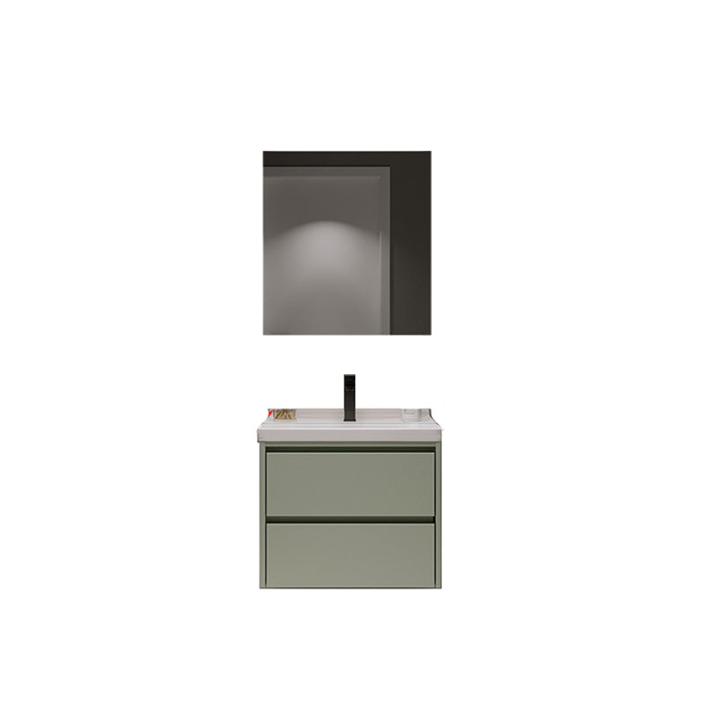 Contemporary Vanity Sink Wall-Mounted Bathroom Vanity Cabinet with Drawers