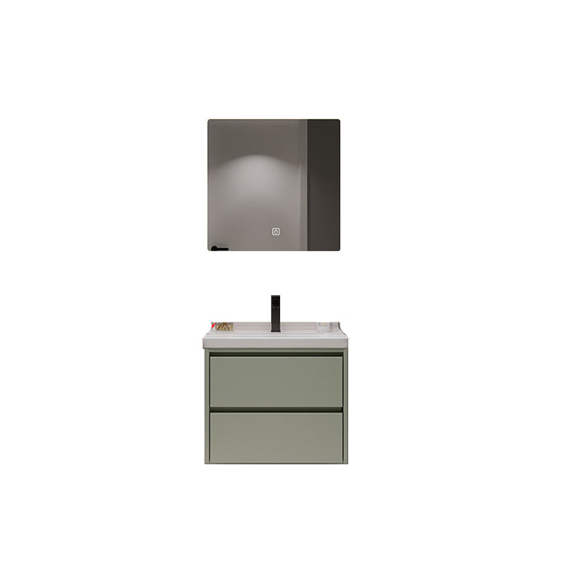 Contemporary Vanity Sink Wall-Mounted Bathroom Vanity Cabinet with Drawers