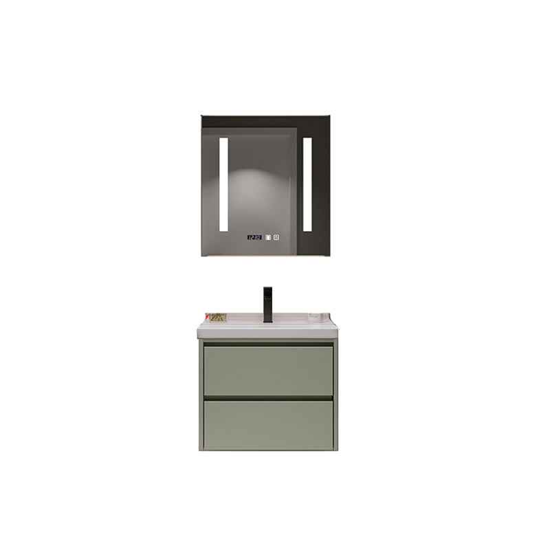Contemporary Vanity Sink Wall-Mounted Bathroom Vanity Cabinet with Drawers