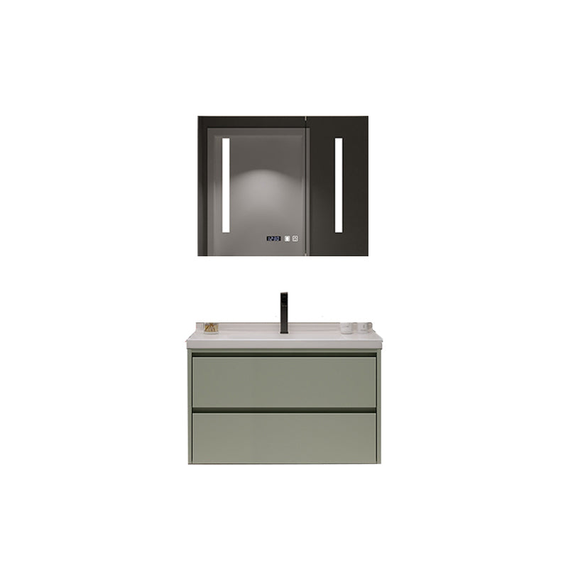 Contemporary Vanity Sink Wall-Mounted Bathroom Vanity Cabinet with Drawers