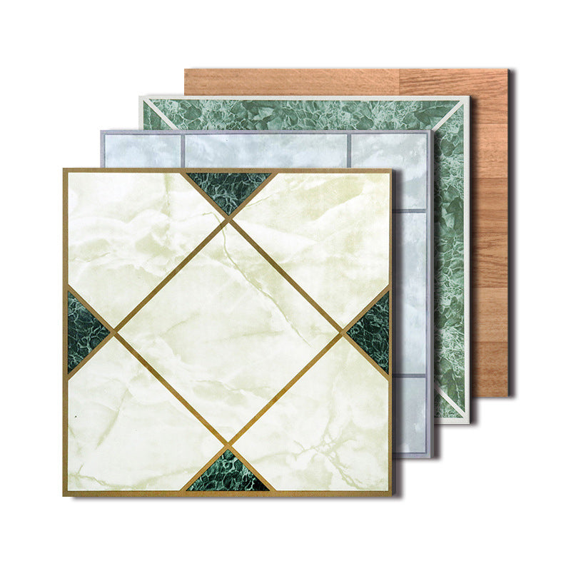 Peel and Stick PVC Flooring Low Gloss Vinyl Flooring with Stone Look