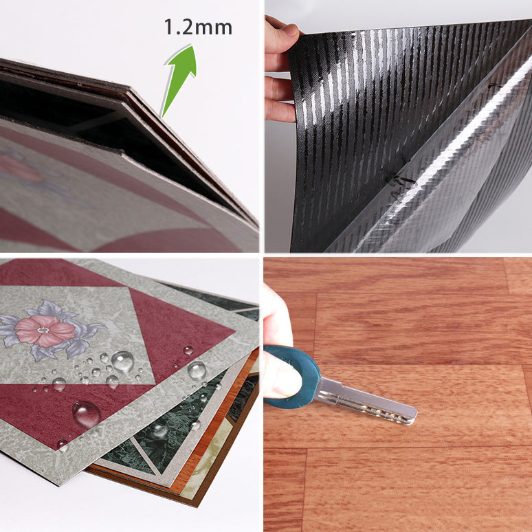 Peel and Stick PVC Flooring Low Gloss Vinyl Flooring with Stone Look