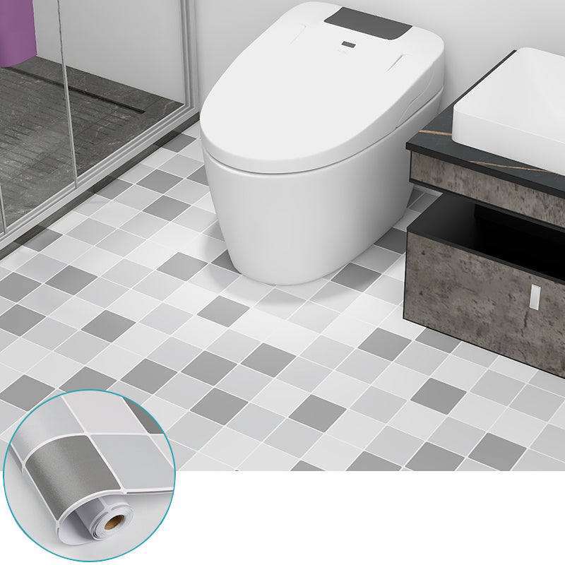 Modern Vinyl Floor Planks Porcelain Tile Look Peel & Stick Vinyl Flooring