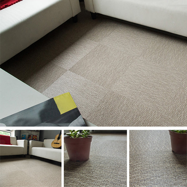 Peel and Stick Vinyl Flooring Fabric Look Vinyl Flooring with Square Edge