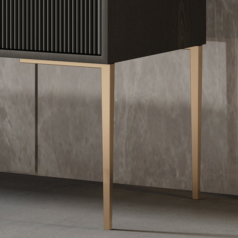 Classic Glam Combo Dresser Oak Storage Chest Dresser for Bedroom