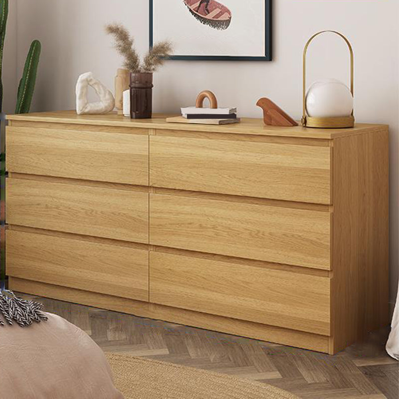 Contemporary Storage Chest Manufactured Wood Dresser , 15.6 Inch W