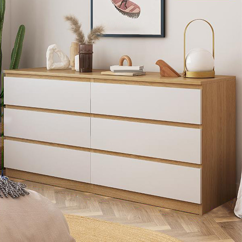 Contemporary Storage Chest Manufactured Wood Dresser , 15.6 Inch W