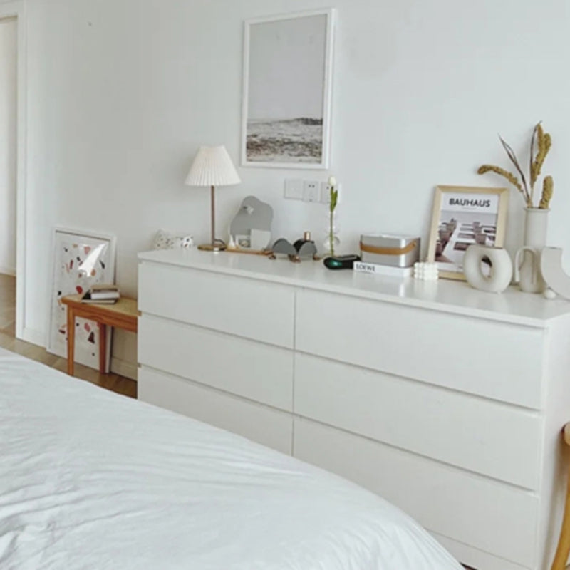 Contemporary Storage Chest Manufactured Wood Dresser , 15.6 Inch W