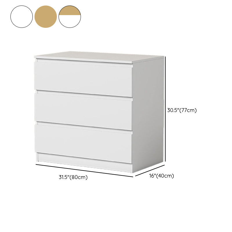 Contemporary Storage Chest Manufactured Wood Dresser , 15.6 Inch W