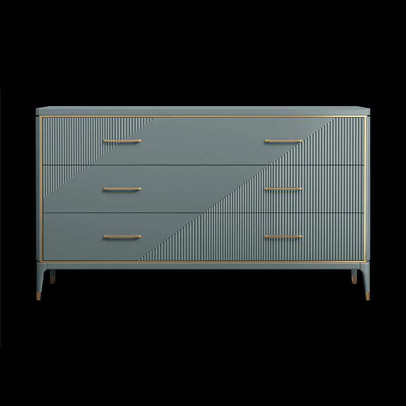 Classic Glam Double Dresser Birch Storage Chest with Drawers for Bedroom