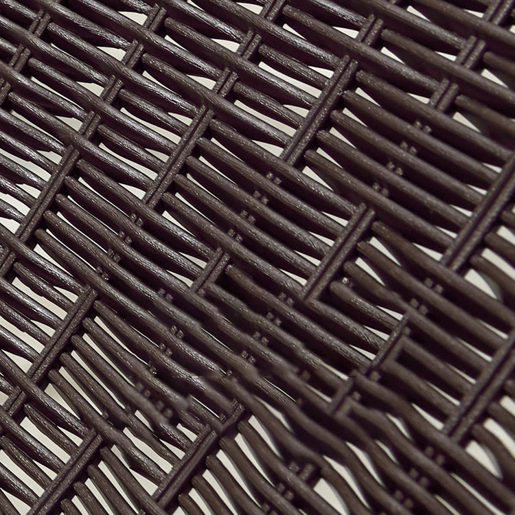 Tropical Rattan Patio Dining Armchair with Arm Outdoors Dining Chairs