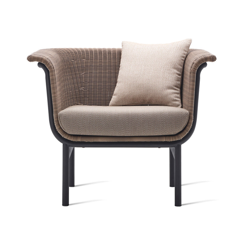 Industrial Metal Frame Outdoor Sofa Water Resistant Patio Sofa With Cushions