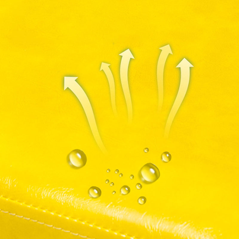 Glam Ottoman Faux Leather Upholstered Solid Color Square Ottoman with Nailhead Trim