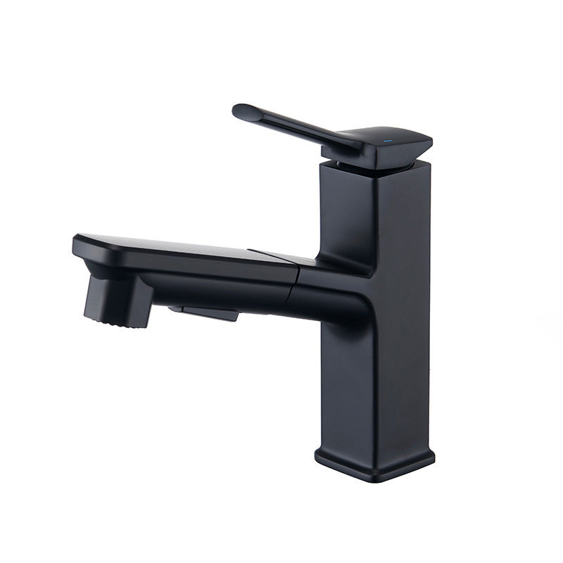 Modern Bathroom Vessel Faucet Solid Color Brass Vessel Sink Faucet for Bathroom