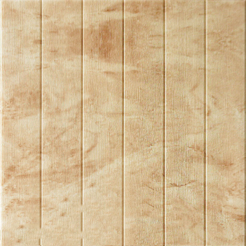 Polygon Peel and Stick Backsplash Tile PVC Wooden Peel and Stick Tile