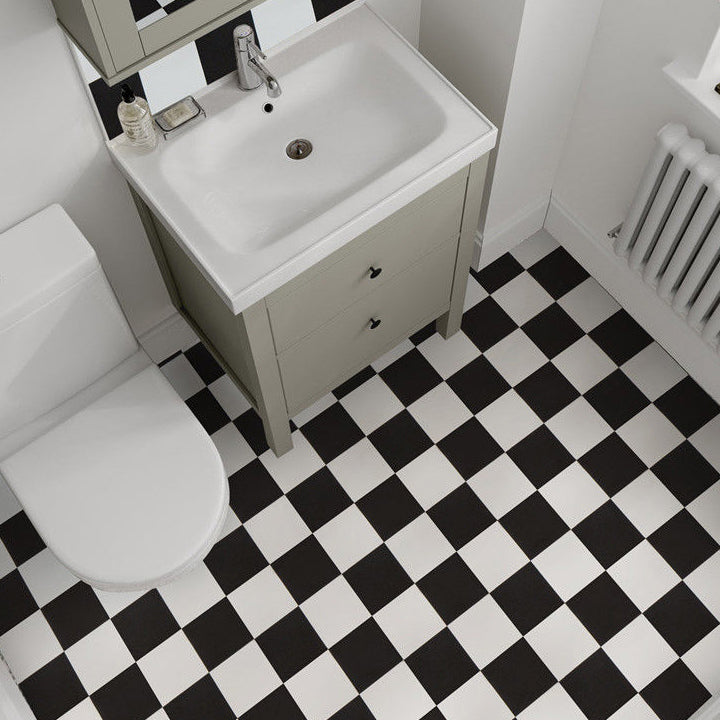 Modern PVC Flooring Peel and Stick Porcelain Tile Look Vinyl Plank Flooring