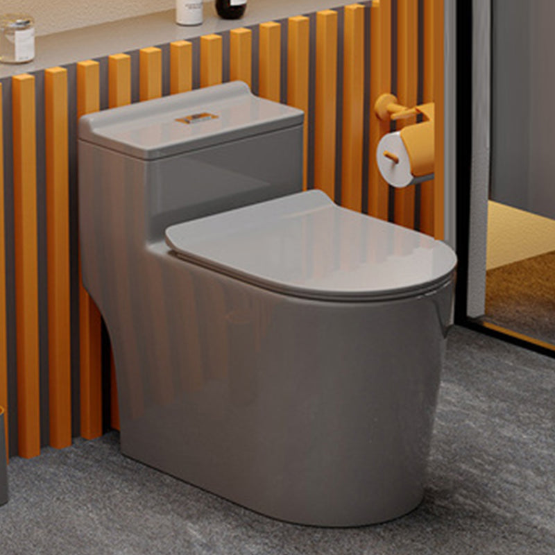 Traditional Floor Mount Flush Toilet 1-Piece Urine Toilet for Bathroom