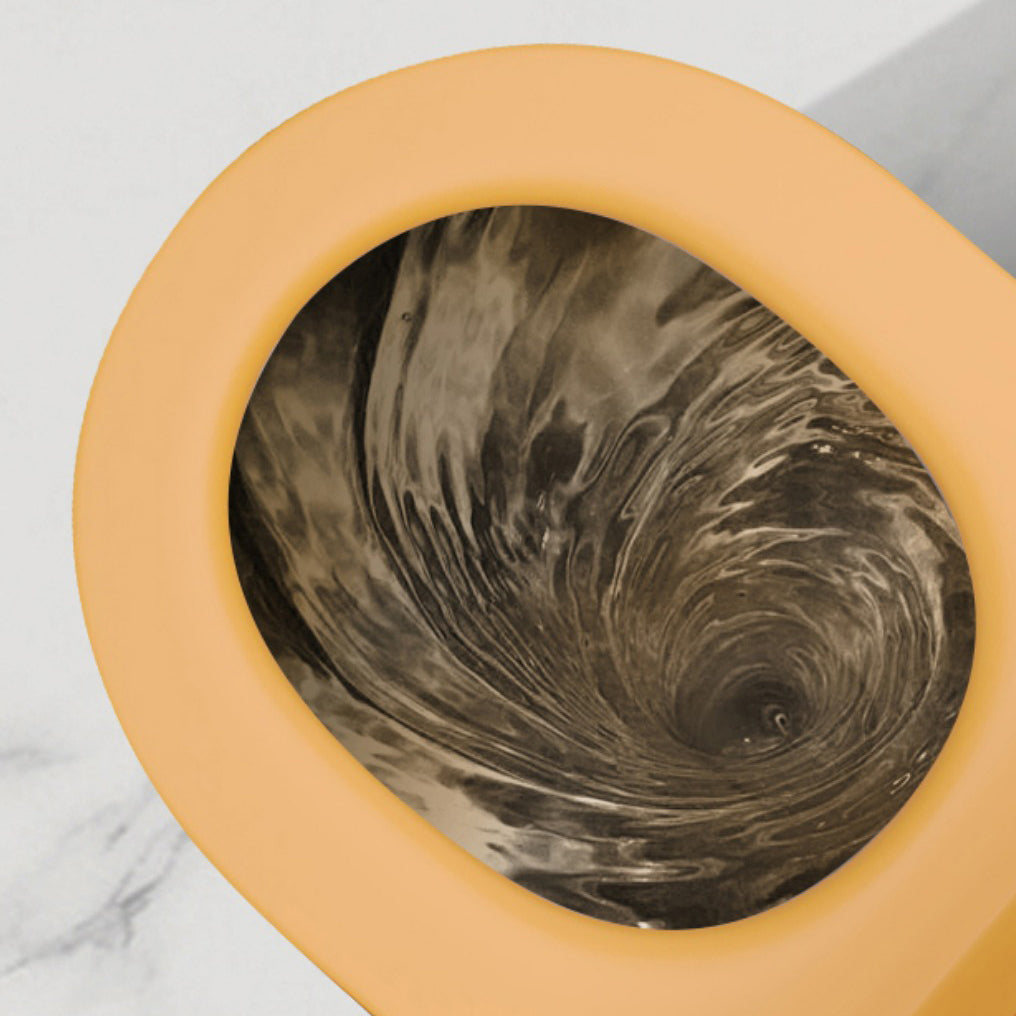 Traditional Floor Mount Flush Toilet 1-Piece Urine Toilet for Bathroom