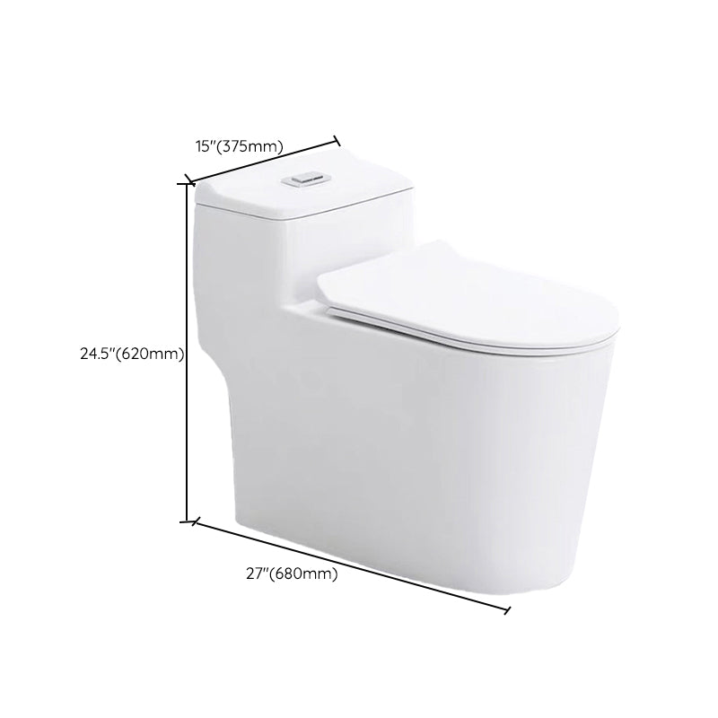 Traditional One-Piece Flush Toilet Floor Mount Urine Toilet for Bathroom