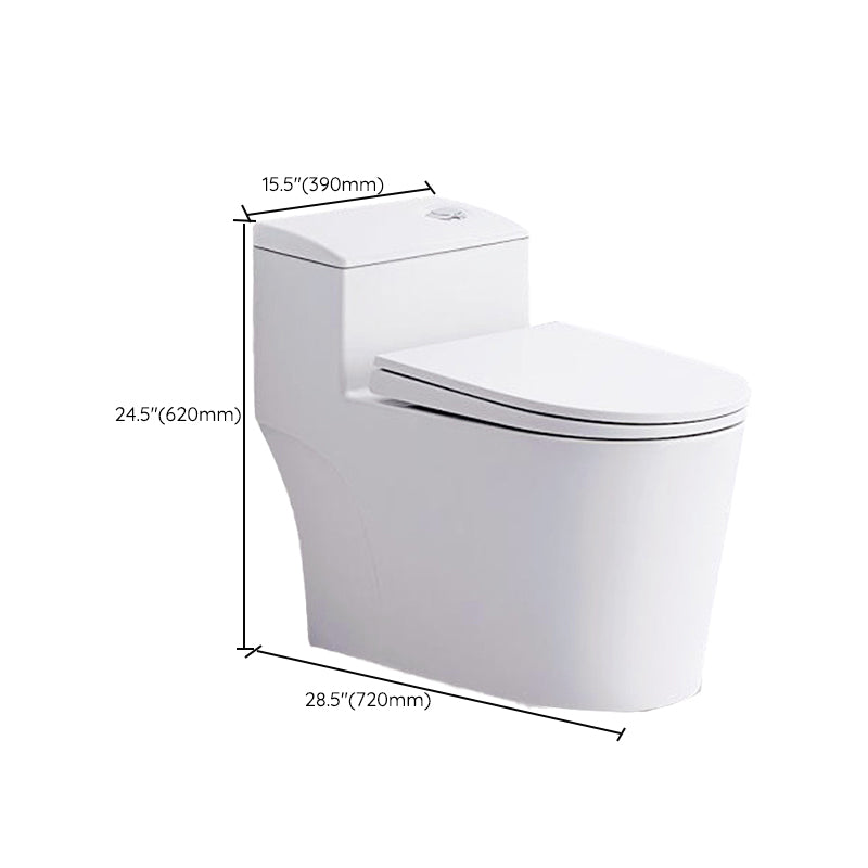 Traditional One-Piece Flush Toilet Floor Mount Urine Toilet for Bathroom
