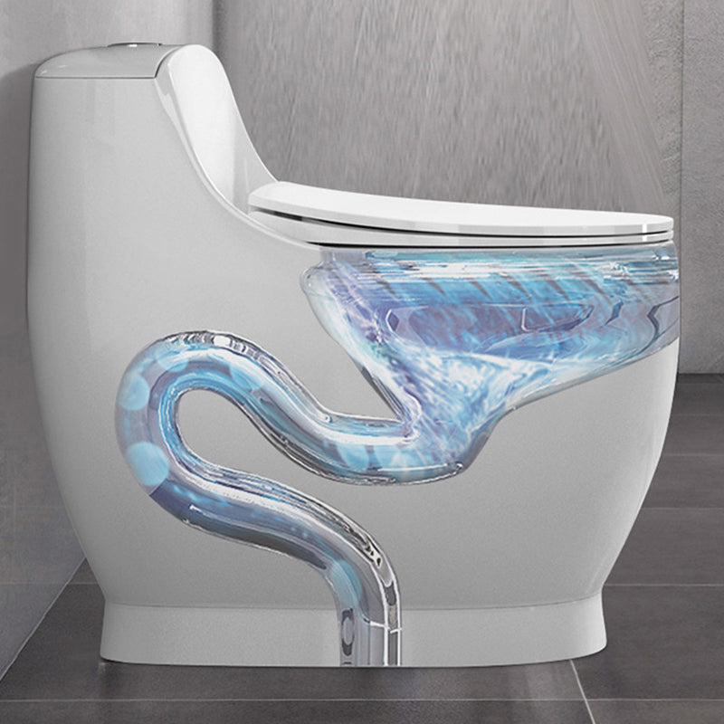 Modern 1-Piece Flush Toilet Floor Mount Urine Toilet for Bathroom