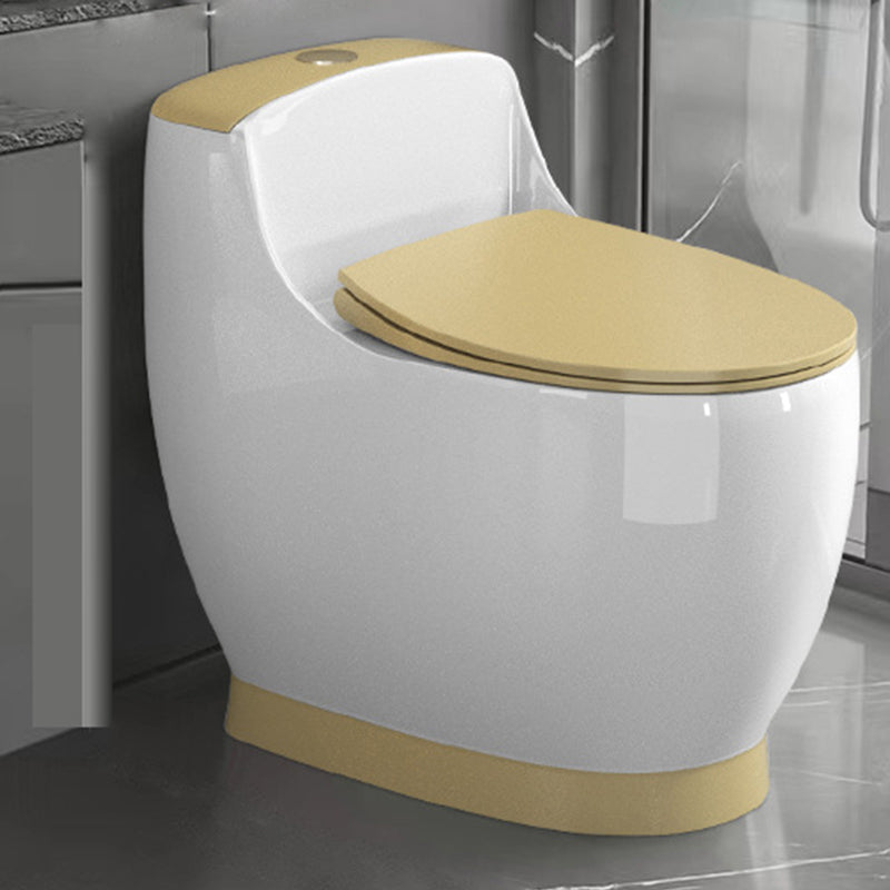 Modern 1-Piece Flush Toilet Floor Mount Urine Toilet for Bathroom