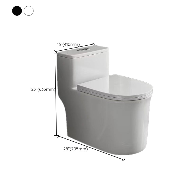 Modern 1-Piece Flush Toilet Floor Mount Urine Toilet for Bathroom