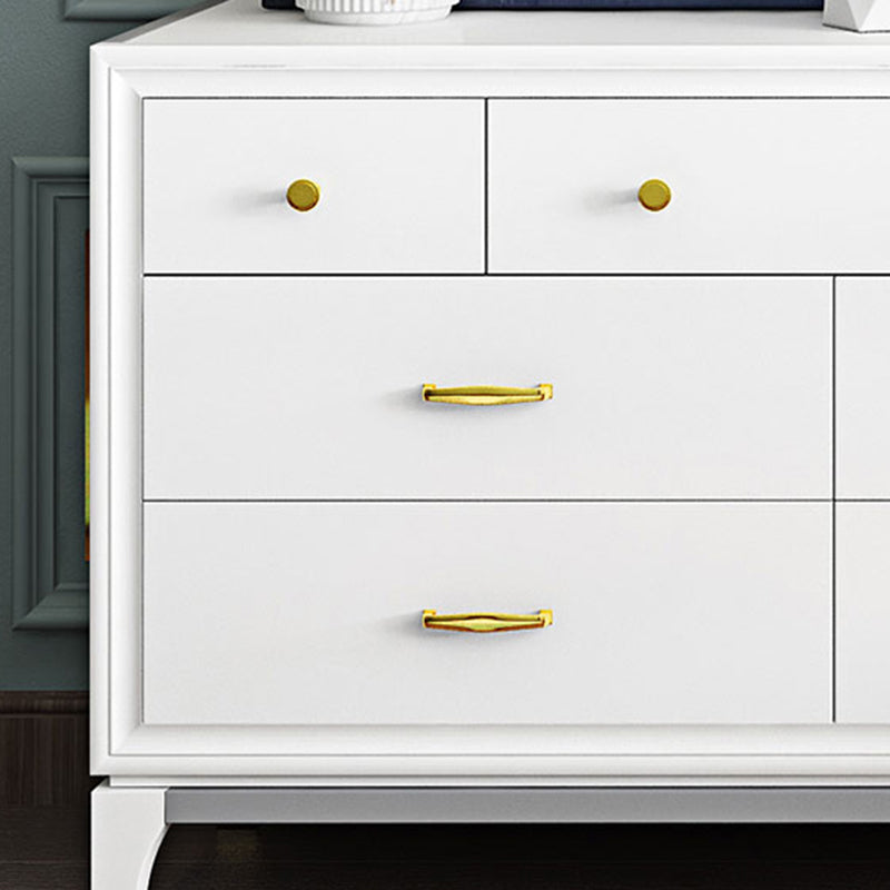 Classic Glam Storage Chest White 5/8/9 Drawers Chest , 15.6-inch Width