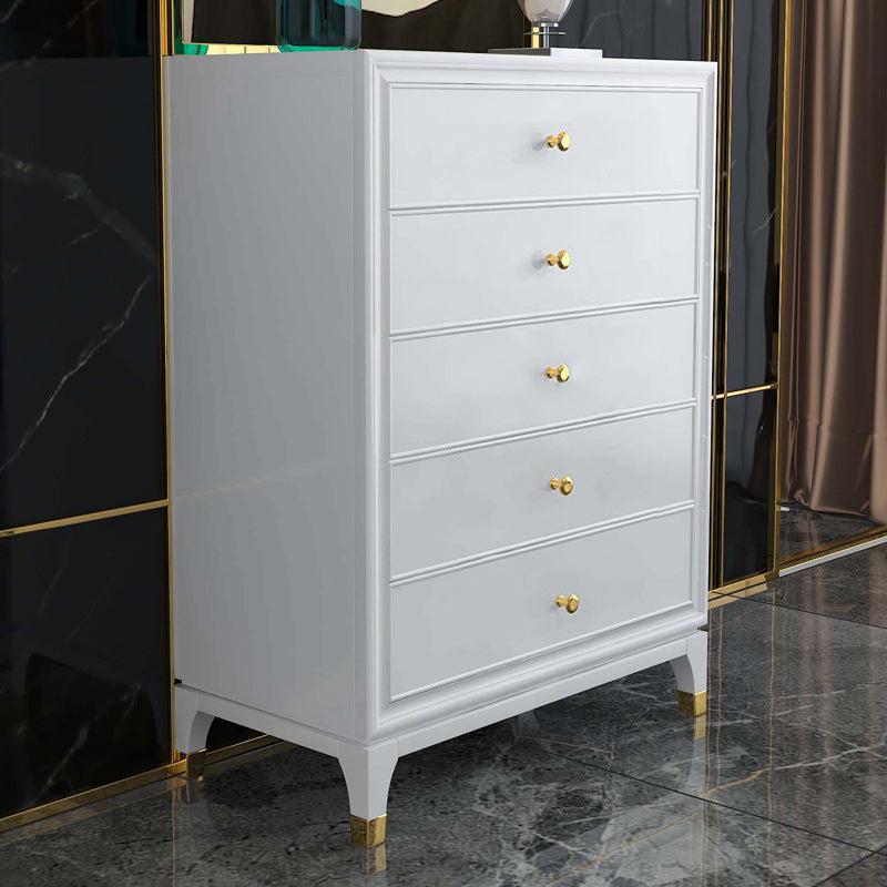 Classic Glam Storage Chest White 5/8/9 Drawers Chest , 15.6-inch Width