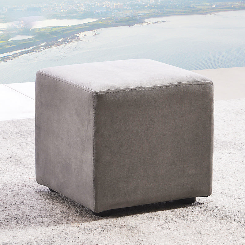 Modern Square Pouf Trea Resistant Velvet Pouf for Drawing Room