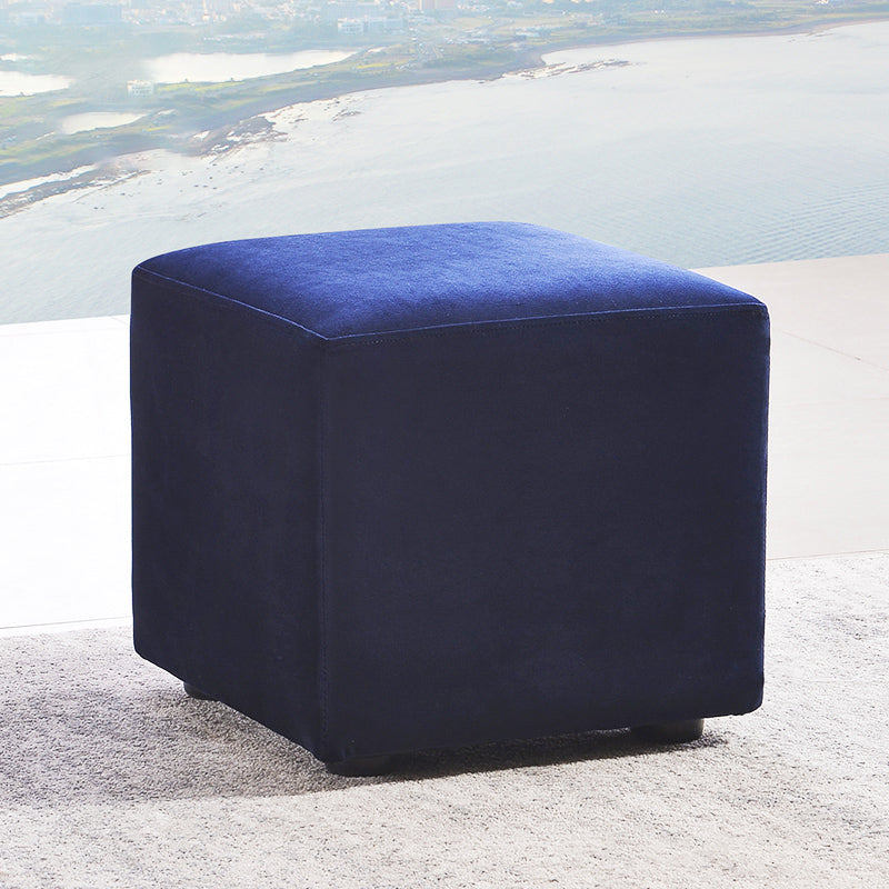 Modern Square Pouf Trea Resistant Velvet Pouf for Drawing Room