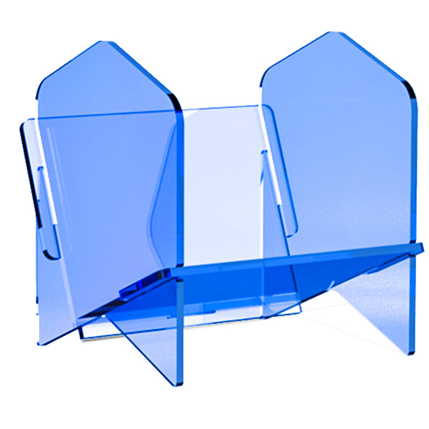 Standard Acrylic Bookcase Scandinavian Closed Back Bookshelf