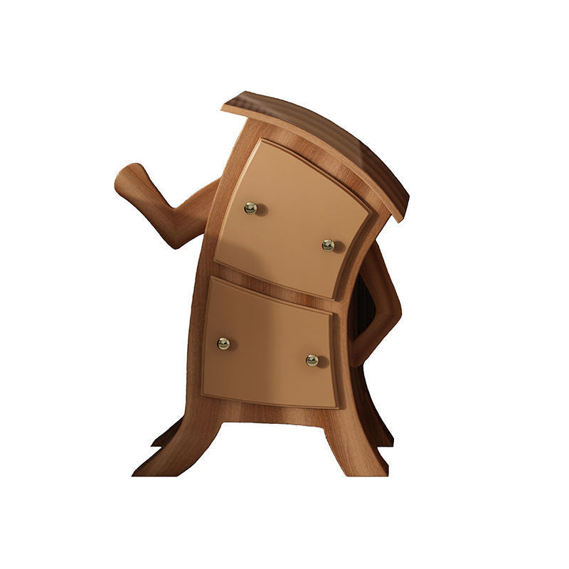 Glam Lingerie Chest Birch Vertical Storage Chest with Drawers for Bedroom