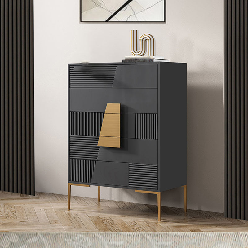 Glam Lingerie Chest Wood Storage Chest with Drawers for Bedroom