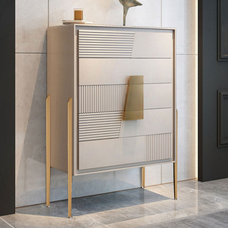 Glam Lingerie Chest Wood Storage Chest with Drawers for Bedroom