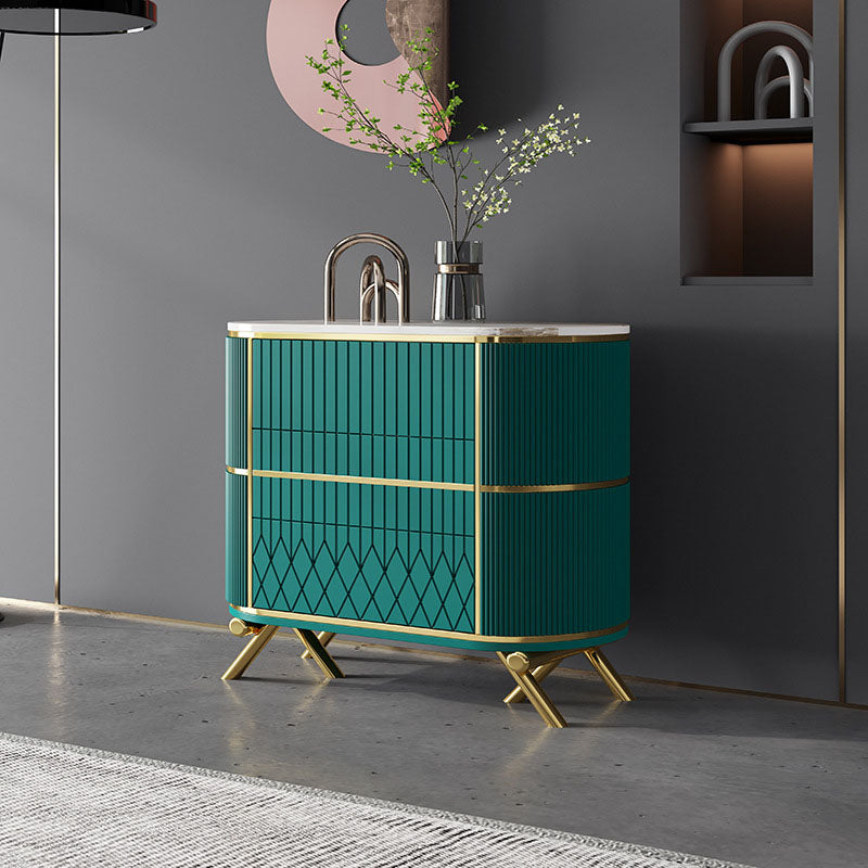 Glam Lingerie Chest Stone Vertical Storage Chest with Drawers for Bedroom