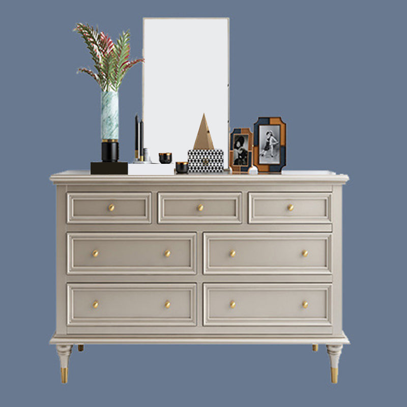 Classic Glam Storage Chest Solid Wood Dresser , 17.55-inch Width