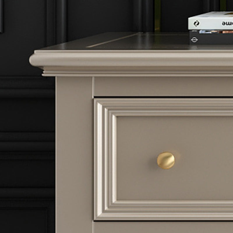 Classic Glam Storage Chest Solid Wood Dresser , 17.55-inch Width