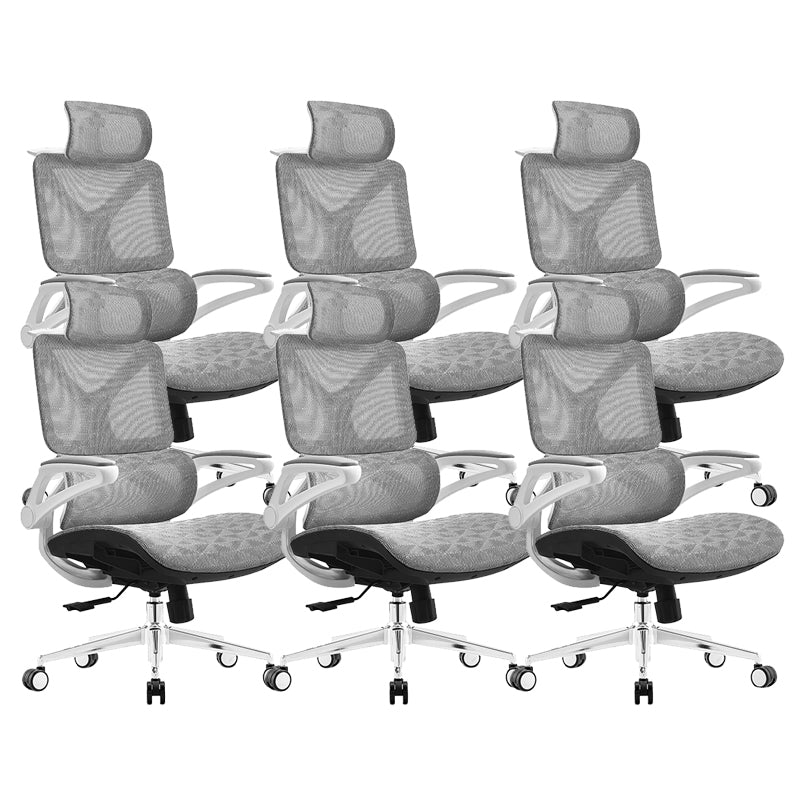 Removable Arms Desk Chair Modern Adjustable Seat Height Swivel Chair with Wheels
