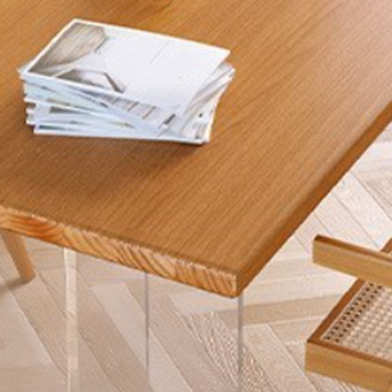 Modern 1/2/5 Pieces Dining Set Rectangle Wood Dining Table for kitchen