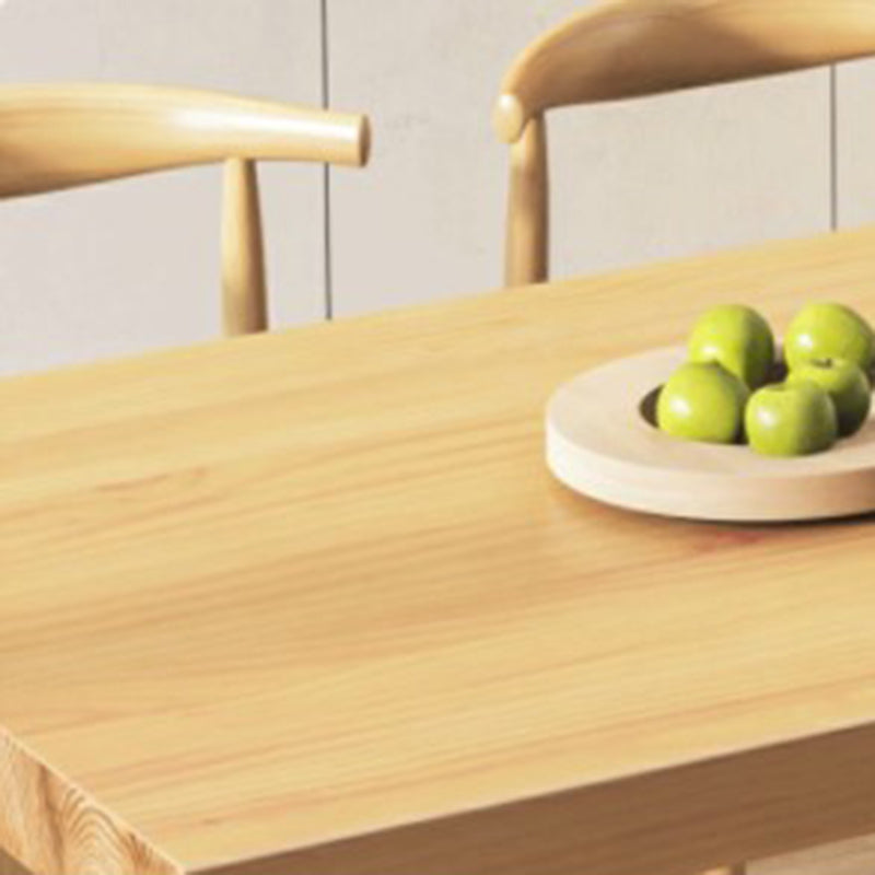 Industrial 1/4 Pieces Dining Set Rectangle Wood Dining Table for Dining Room