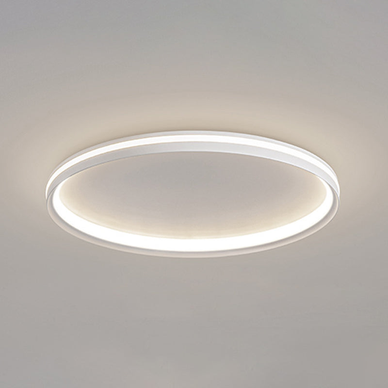 LED White Ceiling Light Contemporary Acrylic Flush Mount Lighting for Room