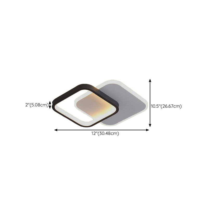 LED Ceiling Light Contemporary Flush Mount Lighting for Bedroom