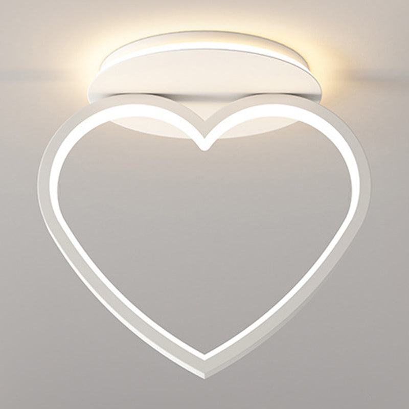 Modernism LED Ceiling Light White Flush Mount Lighting for Dining Room