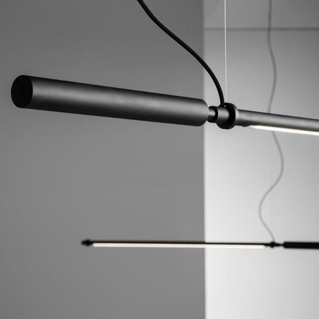 Metal Island Chandelier Lights Modern Pendant Light Fixtures in Black