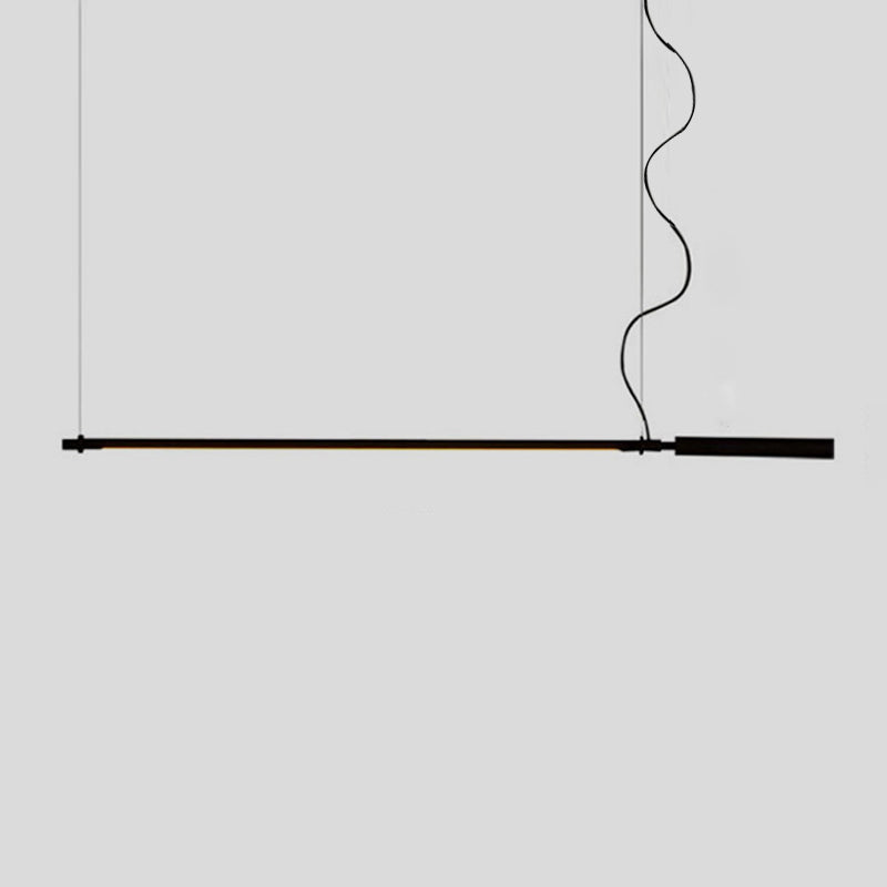 Metal Island Chandelier Lights Modern Pendant Light Fixtures in Black