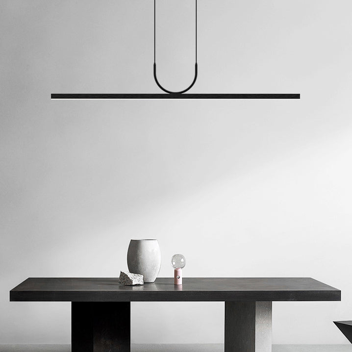 LED Simple Island Hanging Light Modern Island Light with Acrylic Shade for Dining Room
